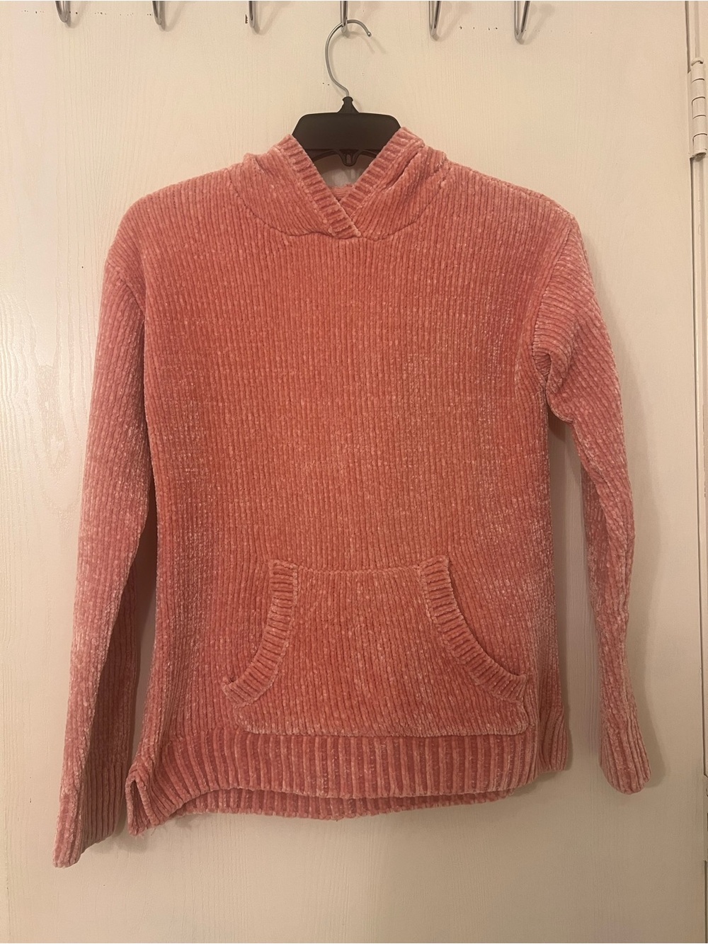 Girl’s Hoodie Sweater - Dusty Rose